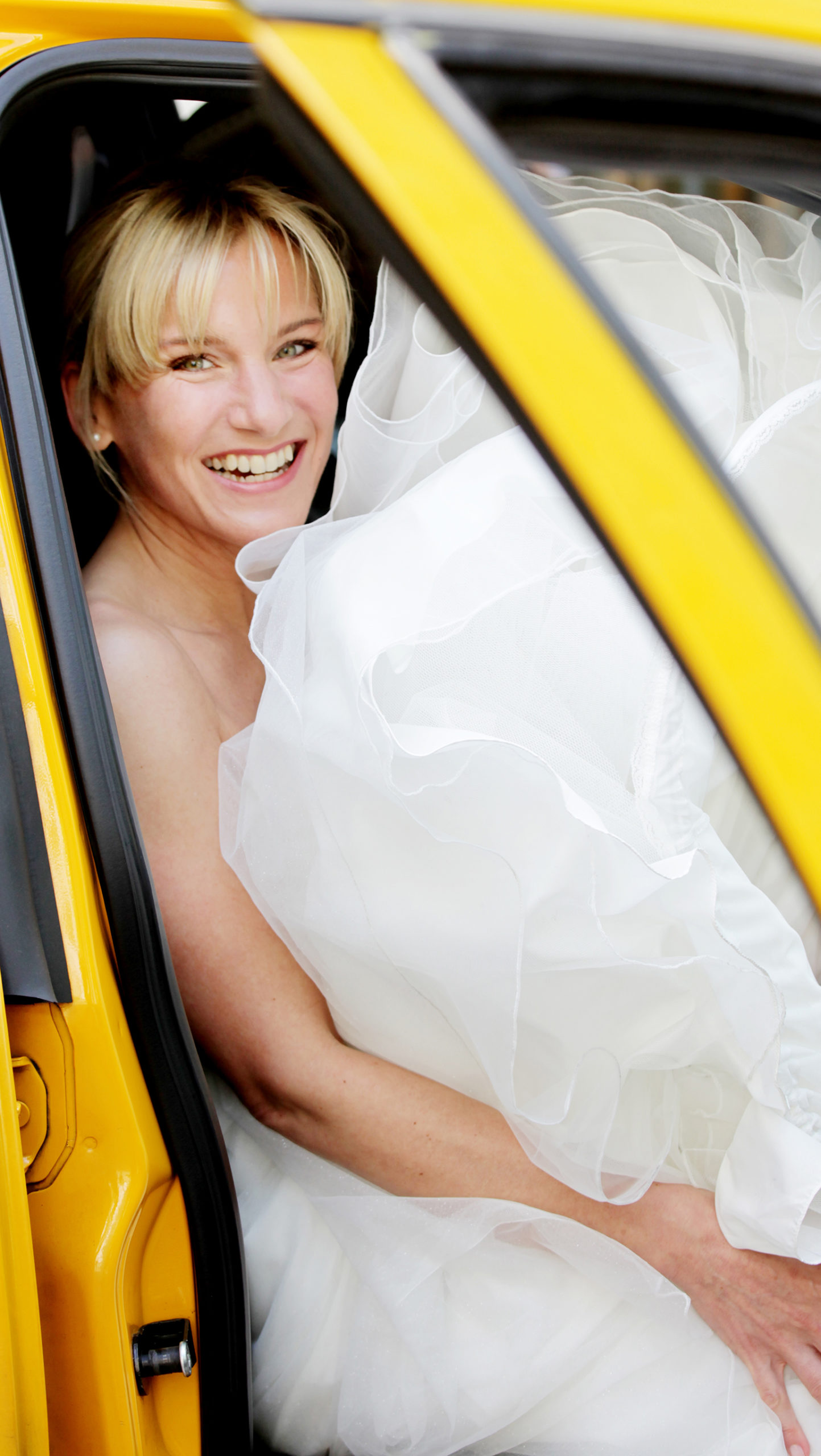 New York Hochzeit Taxi Hochzeitsfotografie